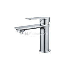 Enkel originaldesign Enkel handtag Chrome Basin -kran